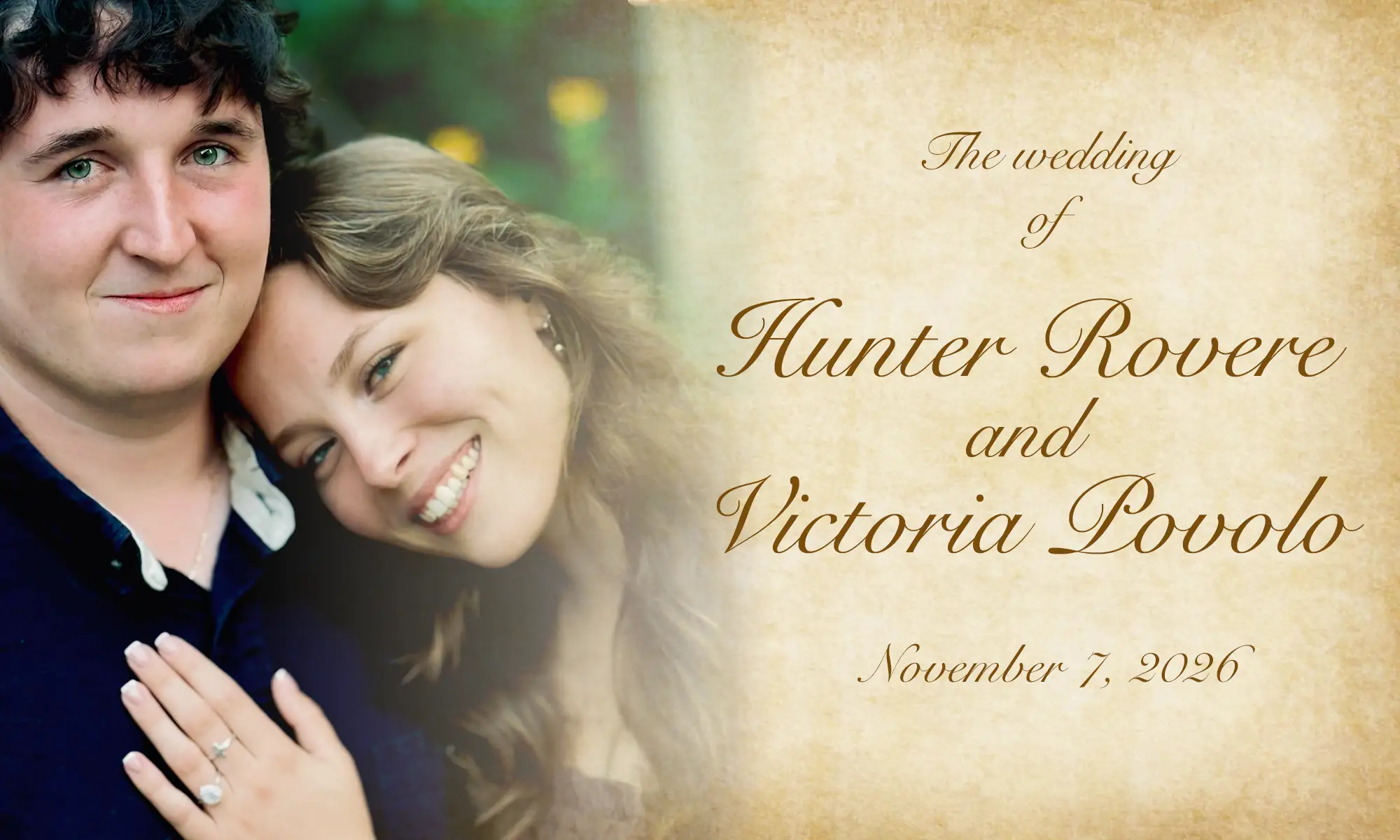 Hunter and Victoria Hunter and Victoria